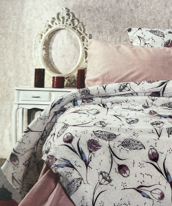 ALARA Karanfil Çift Kişilik Pike Takımı 220x240 (Çarşaf ve 2 Yastıklı)